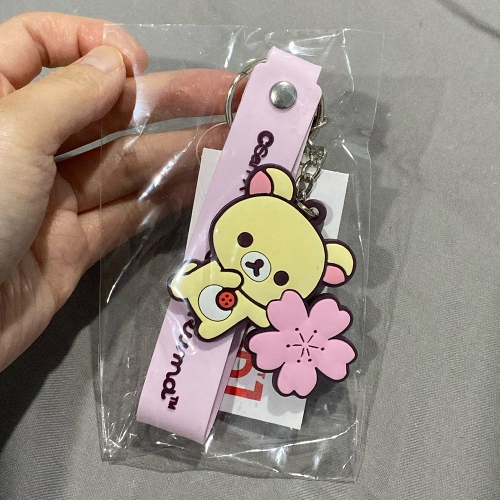 Brand new Rilakkuma keychain pink